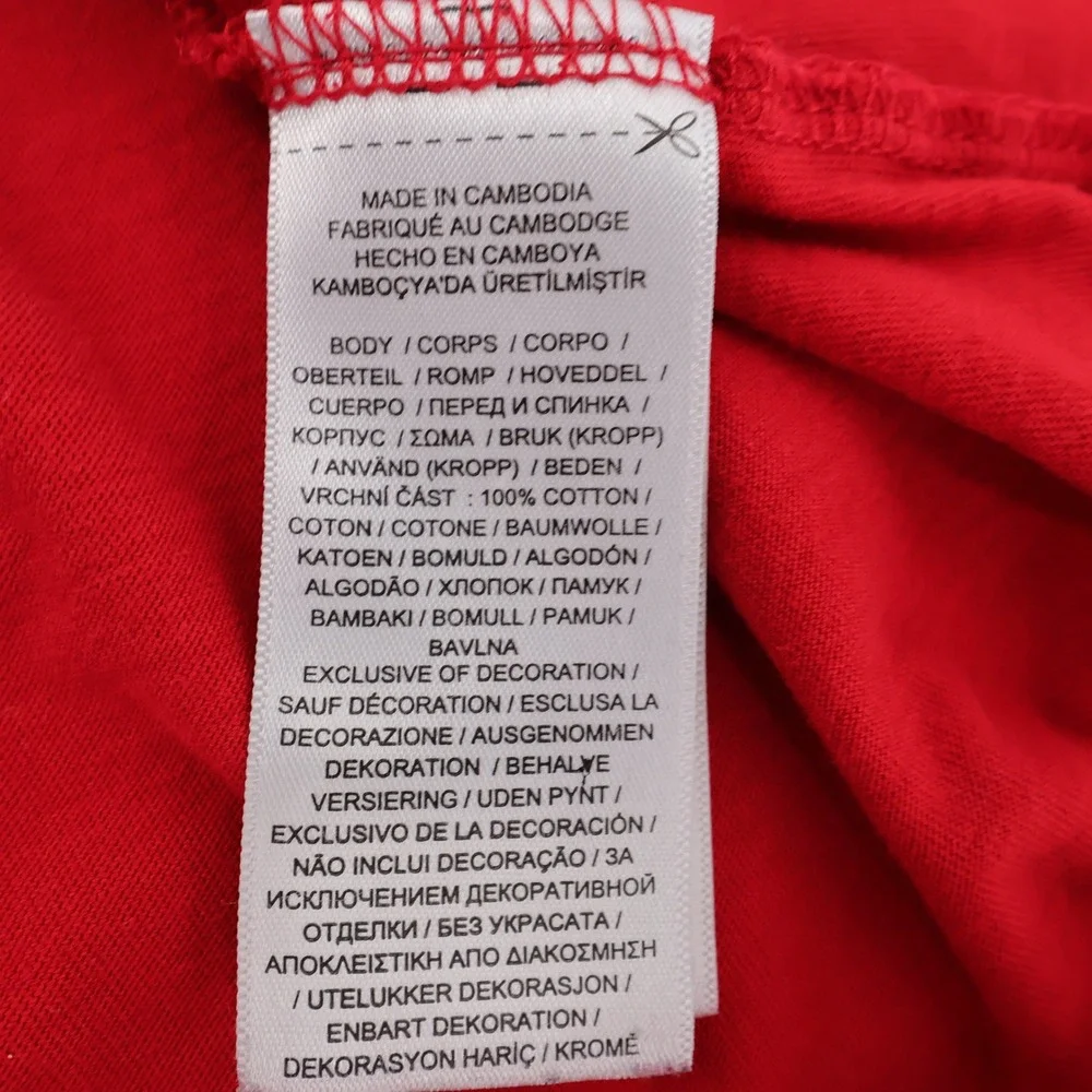 Polo Ralph Lauren Classic Fit Cotton T-Shirt Red‎ Mens Large Crew Neck